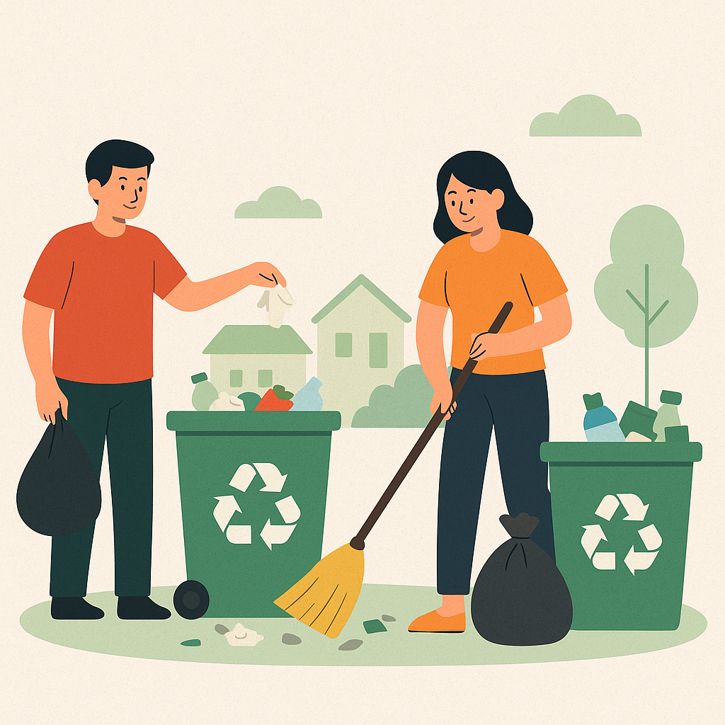 Bagaimana Pogram Sampah Berbasis Masyarakat ini bekerja 